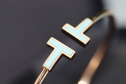 [Corinne]T BRACELET 1.8MM TURQUOISE PINK GOLD