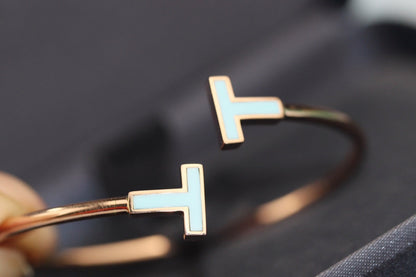[Corinne]T BRACELET 1.8MM TURQUOISE PINK GOLD