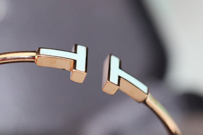 [Corinne]T BRACELET 1.8MM TURQUOISE PINK GOLD