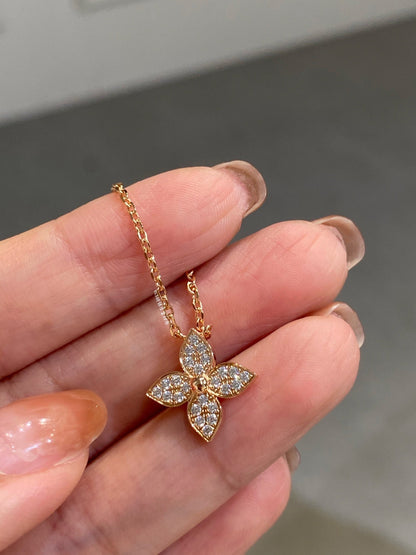 [⭐Corinne]STAR DIAMOND NECKALCE