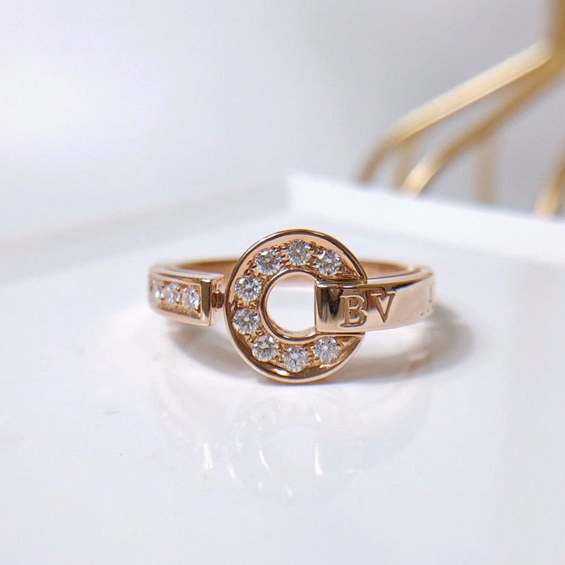 [⭐Corinne]DREAM RING DIAMOND PINK GOLD