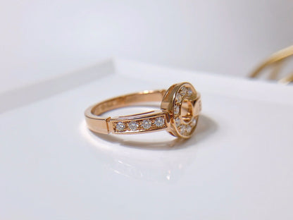 [⭐Corinne]DREAM RING DIAMOND PINK GOLD