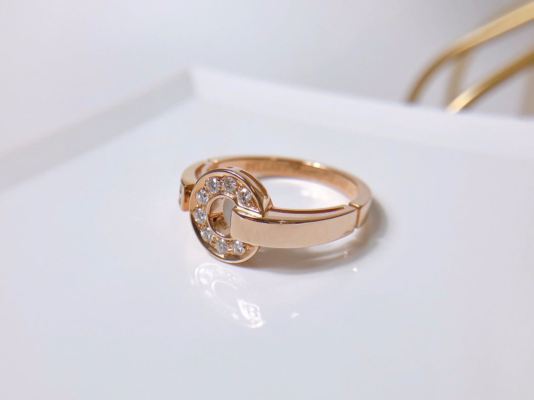 [⭐Corinne]DREAM RING DIAMOND PINK GOLD