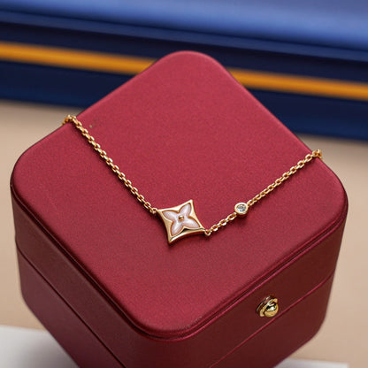 [⭐Corinne]STAR 1 DIAMOND PINK GOLD BRACELET