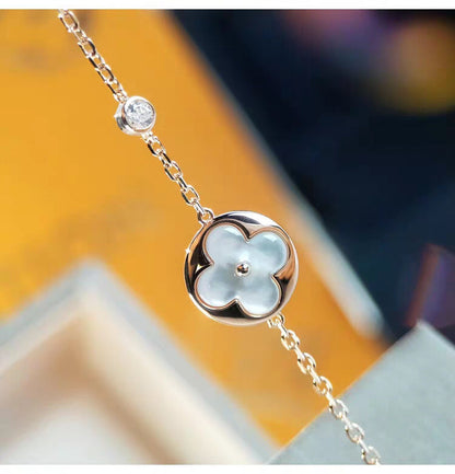 [⭐Corinne]SUN MOP GOLD 1 DIAMOND NECKLACE