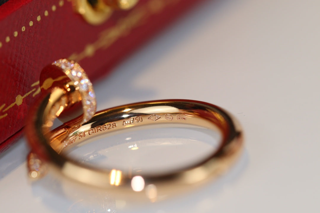 [⭐Corinne]JUSTE RING 2.65MM GOLD DIAMOND