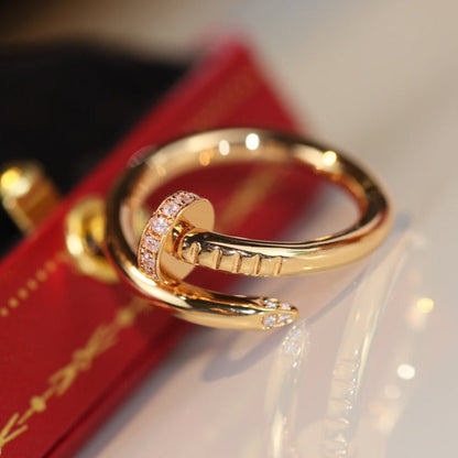 [⭐Corinne]JUSTE RING 2.65MM GOLD DIAMOND