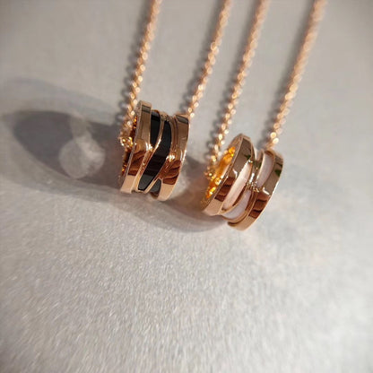 [⭐Corinne]ZERO 1 NECKLACE PINK GOLD