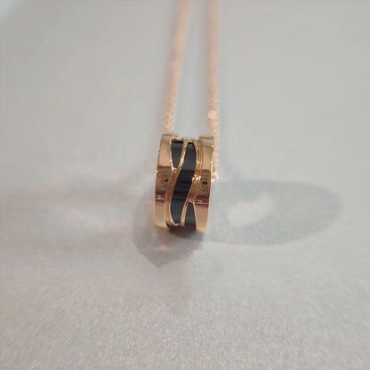 [⭐Corinne]ZERO 1 NECKLACE PINK GOLD