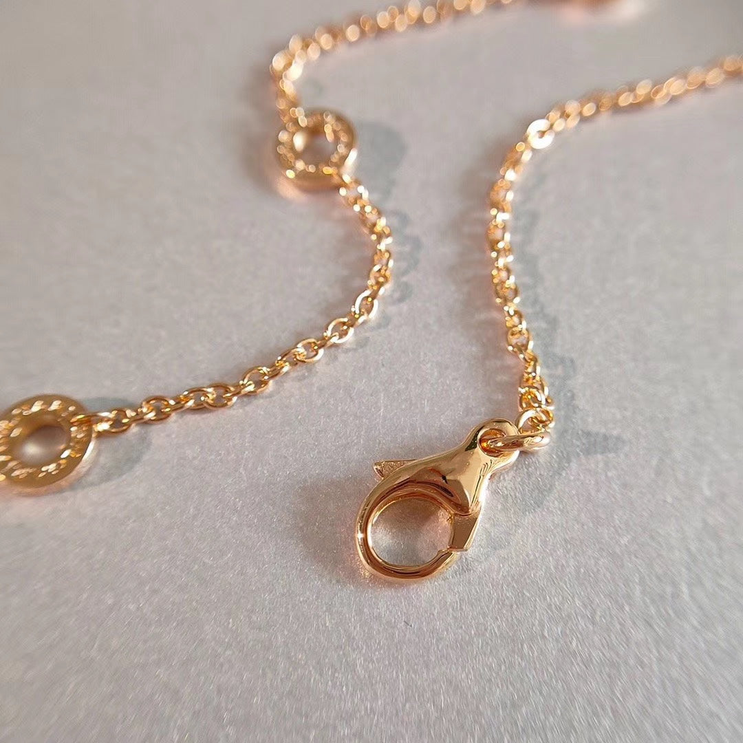 [⭐Corinne]ZERO 1 NECKLACE PINK GOLD