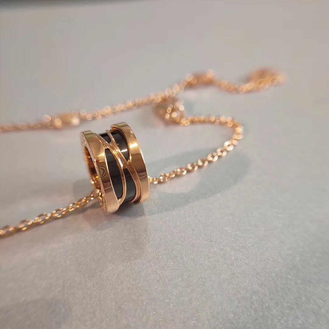 [⭐Corinne]ZERO 1 NECKLACE PINK GOLD