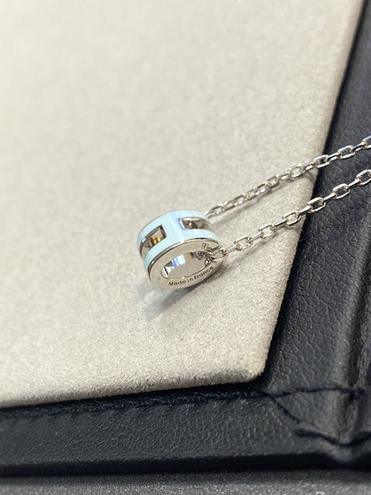 [⭐Corinne]POP H LIGHT BLUE NECKLACE