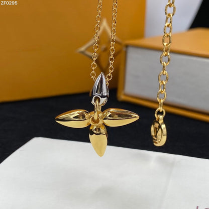[⭐Corinne]LOUISETTE PEDANT GOLD NECKLACE