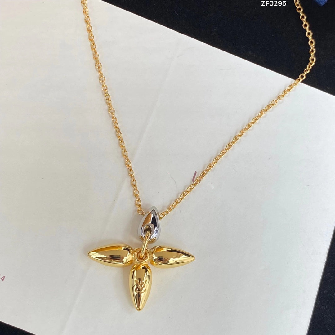 [⭐Corinne]LOUISETTE PEDANT GOLD NECKLACE