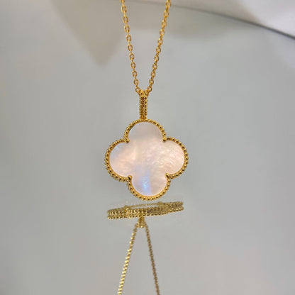 [⭐Corinne]CLOVER 25MM MOP LARGE PENDANT NECKLACE