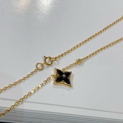 [⭐Corinne]STAR BLACK MOP NECKLACE