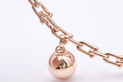 [Corinne]HARDWEAR WRAP PINK GOLD BRACELET