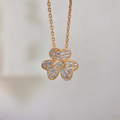 [⭐Corinne]FLOWER DIAMOND NECKLACE