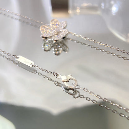 [⭐Corinne]FLOWER DIAMOND NECKLACE
