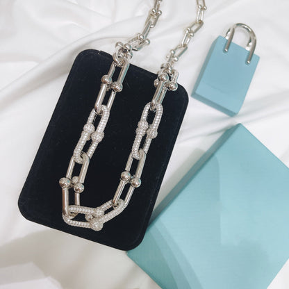 [Corinne]HARDWEAR NECKLACE DIAMOND PAVED