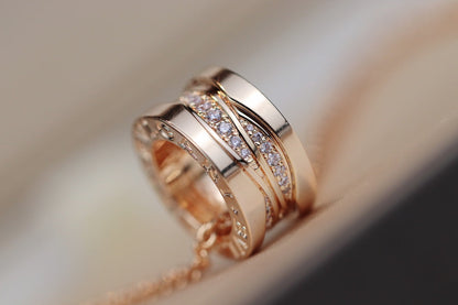 [⭐Corinne]ZERO 1 PINK GOLD DIAMOND NECKLACE
