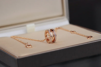 [⭐Corinne]ZERO 1 PINK GOLD NECKLACE