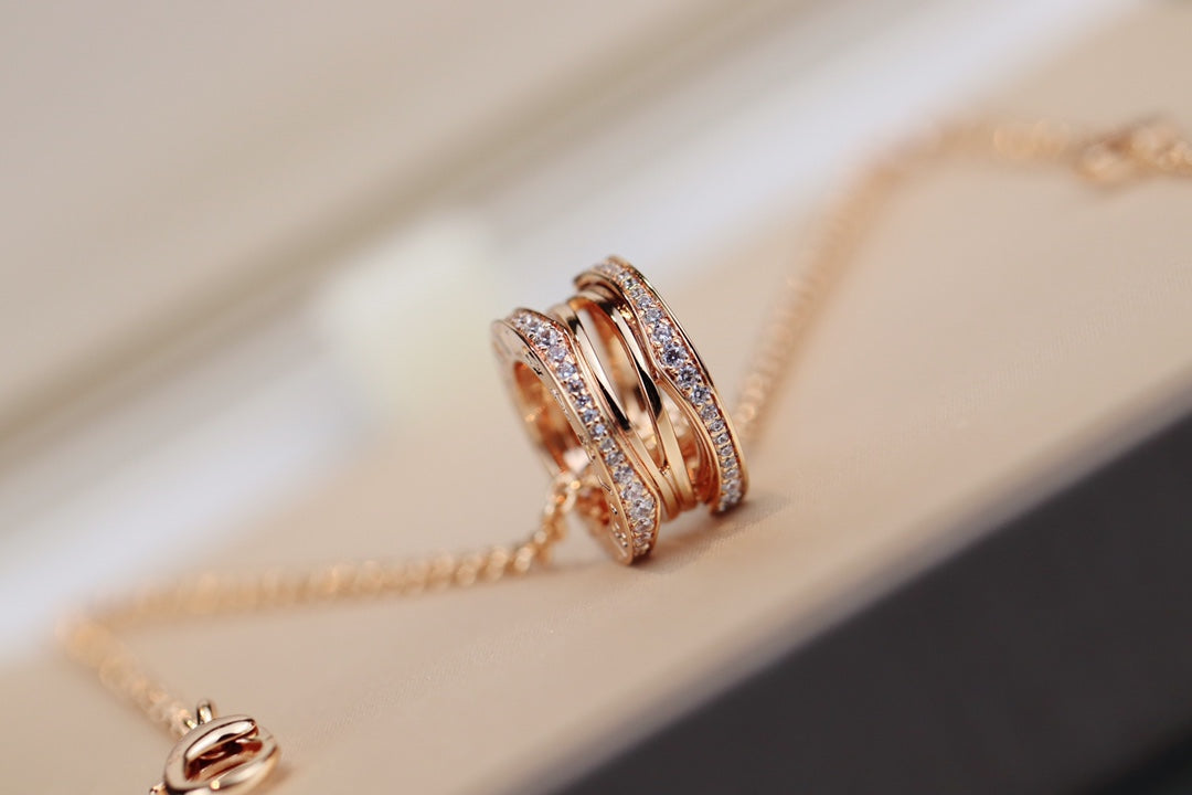 [⭐Corinne]ZERO 1 PINK GOLD NECKLACE