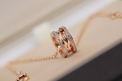 [⭐Corinne]ZERO 1 PINK GOLD NECKLACE