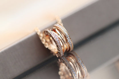[⭐Corinne]ZERO 1 PINK GOLD NECKLACE