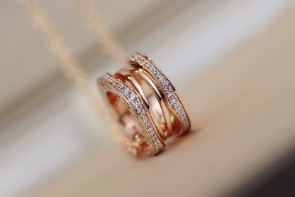 [⭐Corinne]ZERO 1 PINK GOLD NECKLACE