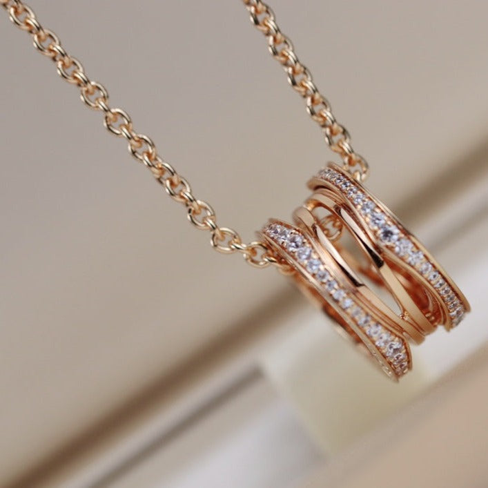 [⭐Corinne]ZERO 1 PINK GOLD NECKLACE
