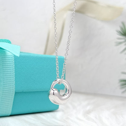 [Corinne]SNAIL PEDANT SILVER NECKLACE