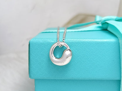 [Corinne]SNAIL PEDANT SILVER NECKLACE