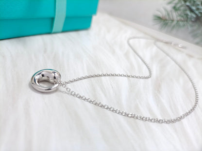 [Corinne]SNAIL PEDANT SILVER NECKLACE