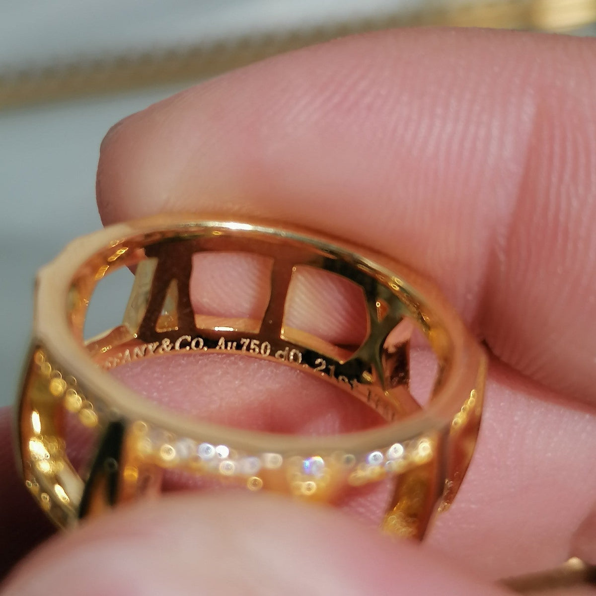 [Corinne]ATLAS LARGE OPEN DIAMOND RING