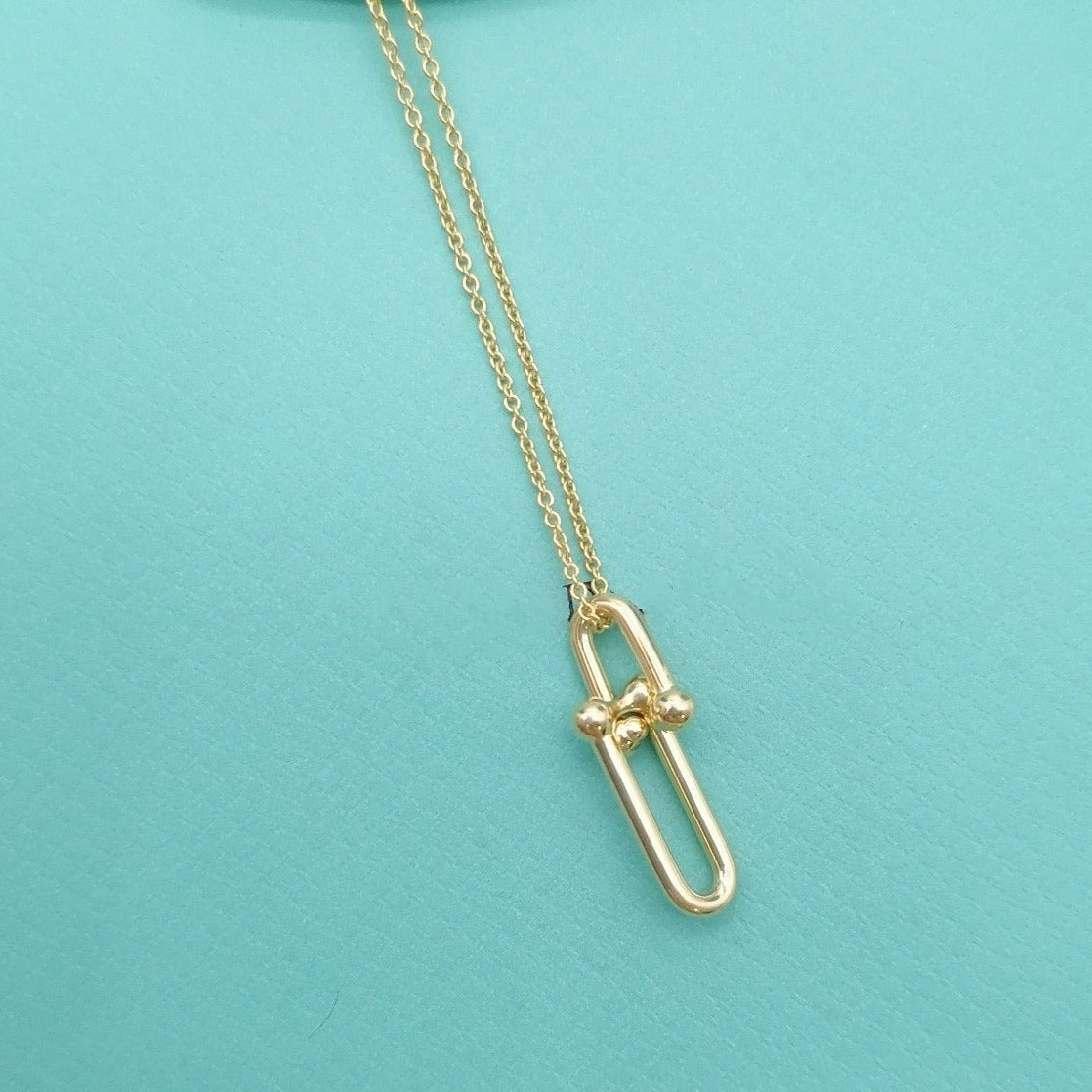 [Corinne]HARDWEAR GOLD DROP PEDANT NECKLACE