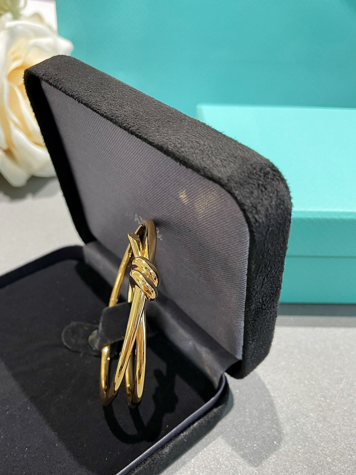 [Corinne]KNOT DOUBLE ROW GOLD BRACELET