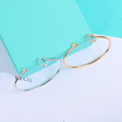 [Corinne]KEY WIRE OVAL BRACELET