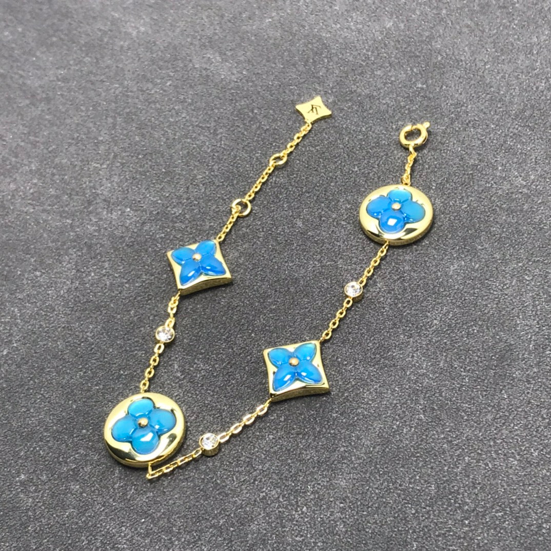 [⭐Corinne]STAR AND SUN TURQUOISE 4 MOTIFS 3 DIAMONDS