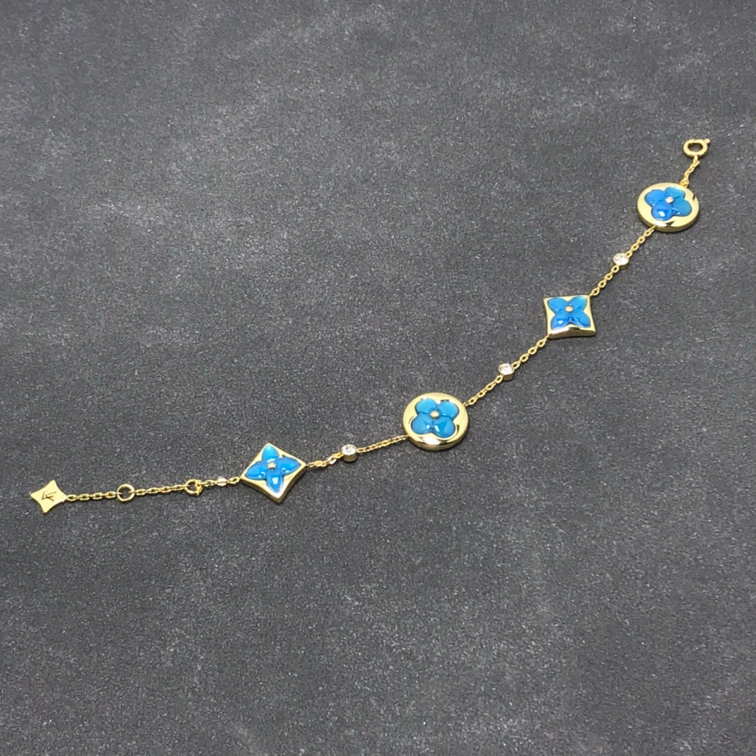 [⭐Corinne]STAR AND SUN TURQUOISE 4 MOTIFS 3 DIAMONDS