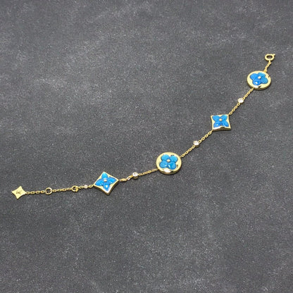 [⭐Corinne]STAR AND SUN TURQUOISE 4 MOTIFS 3 DIAMONDS