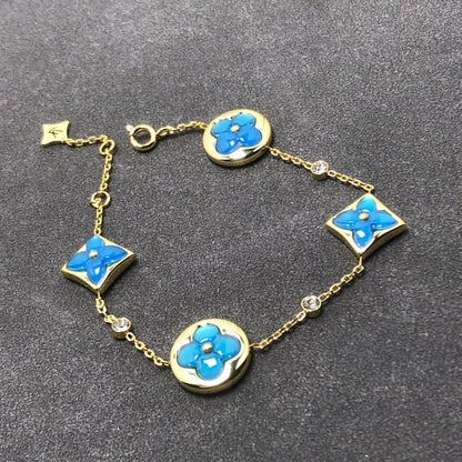 [⭐Corinne]STAR AND SUN TURQUOISE 4 MOTIFS 3 DIAMONDS