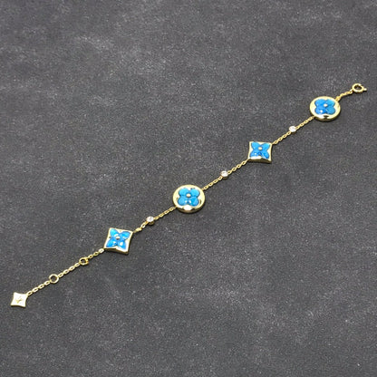 [⭐Corinne]STAR AND SUN TURQUOISE 4 MOTIFS 3 DIAMONDS