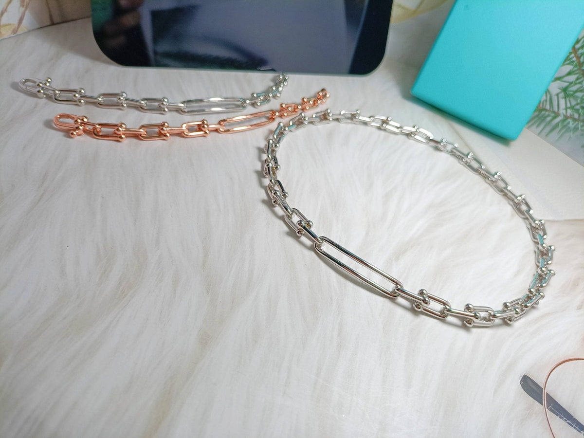 [Corinne]HARDWEAR LONG CHAIN BRACELET