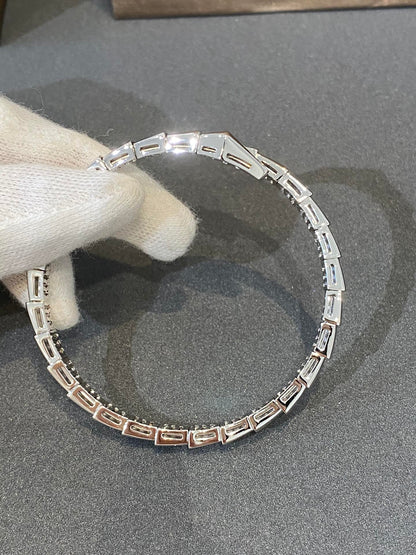 [⭐Corinne]SERPENTI BRACELET DIAMONDS SILVER