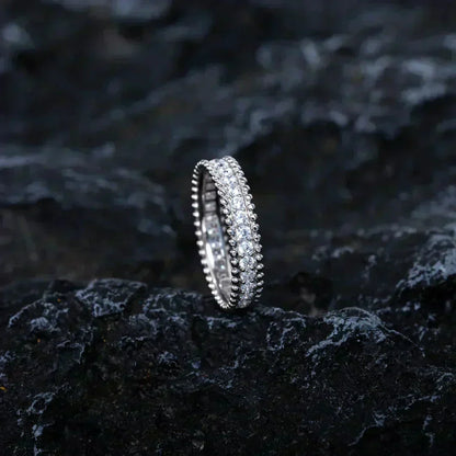 [⭐Corinne]PERLEE DIAMOND SILVER RING