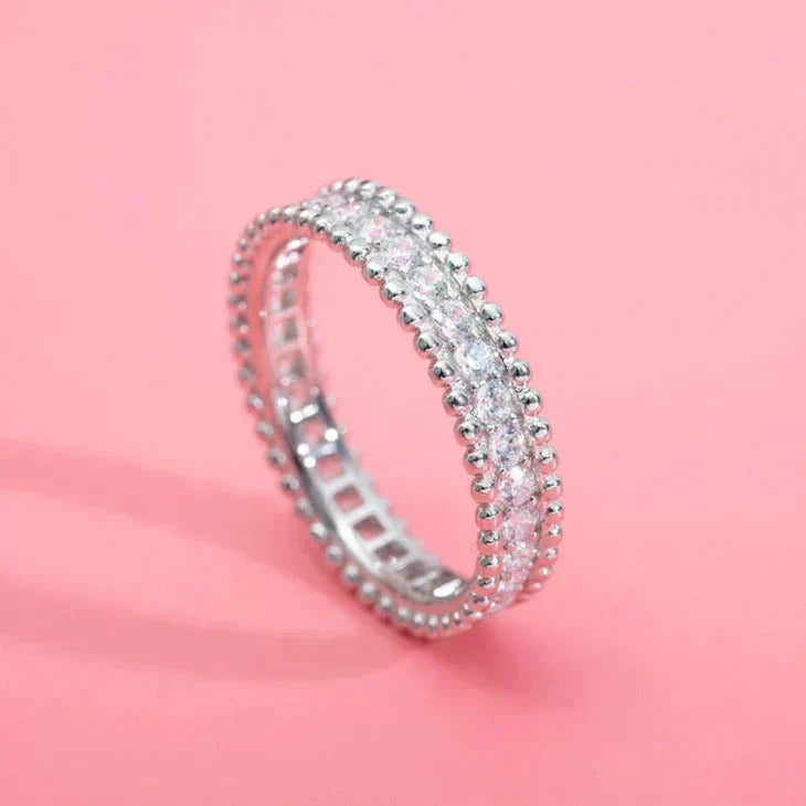 [⭐Corinne]PERLEE DIAMOND SILVER RING