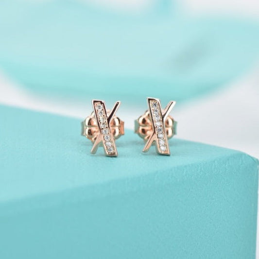 [Corinne]ATLAS DIAMOND STUD EARRINGS
