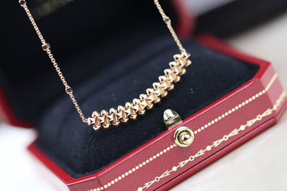 [⭐Corinne]CLASH PINK GOLD NECKLACE
