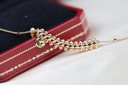 [⭐Corinne]CLASH PINK GOLD NECKLACE